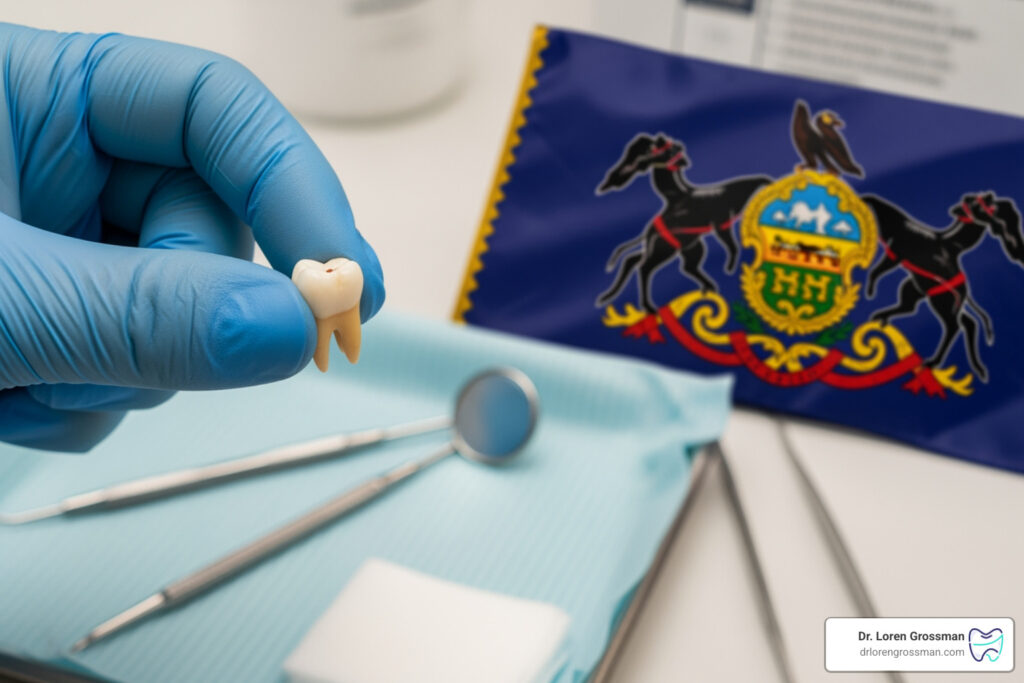 knocked out tooth first aid dental emergency Pennsylvania